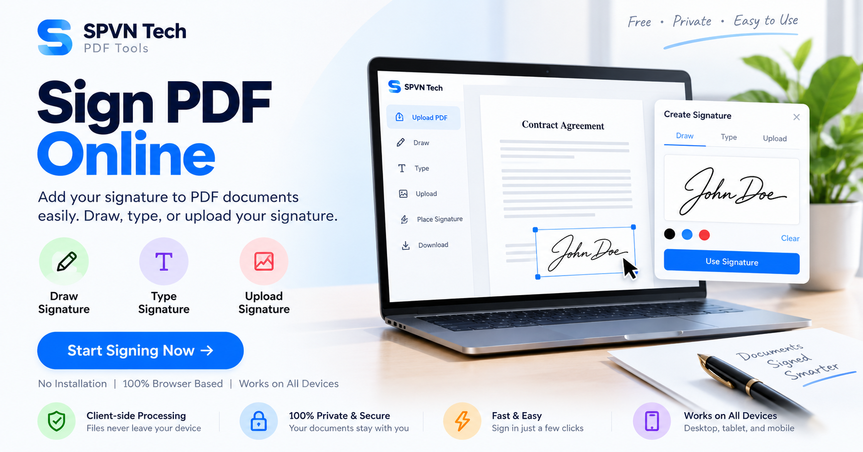Sign PDF Online for Free – Add Your Signature Securely